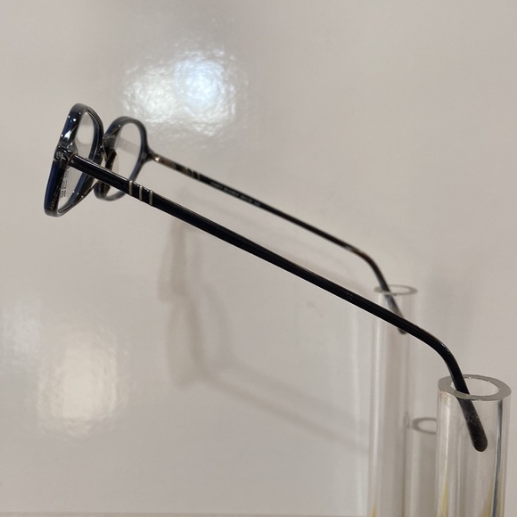 Vintage Fratelli Lozza Women’s Eyeglasses - Blue/Black (mod. Casey) - Picture 3 of 4